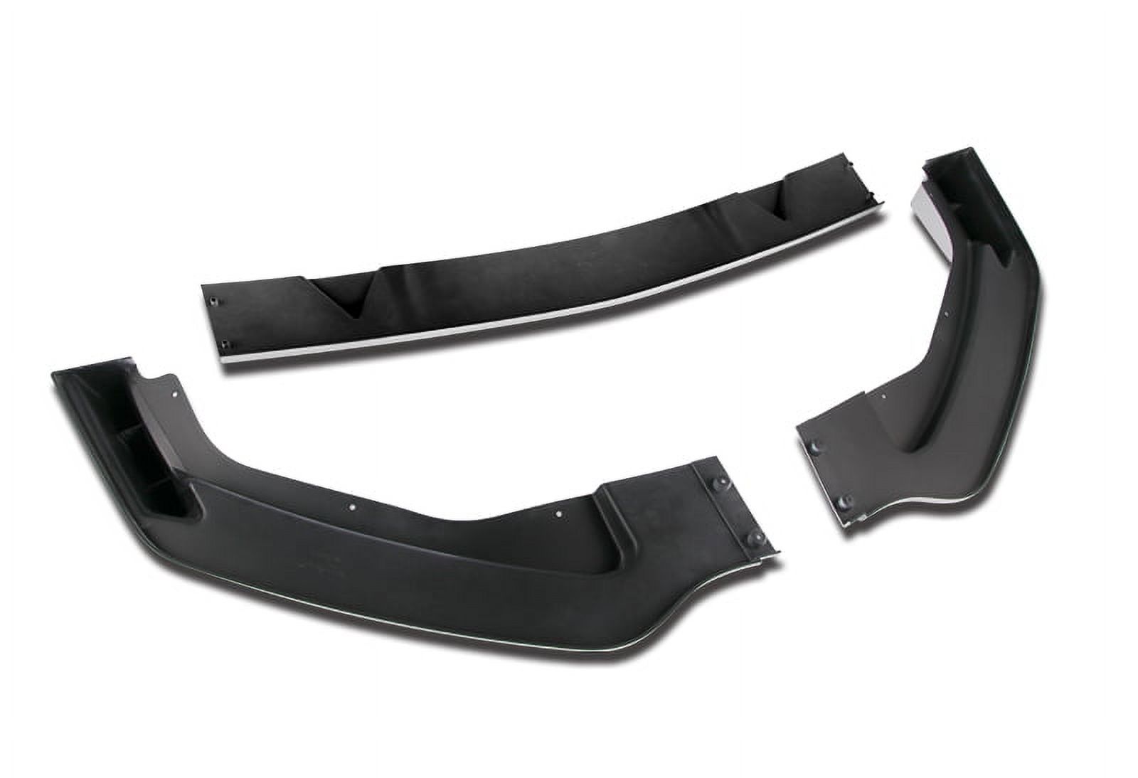 For 2014-2017 Infiniti Q50 Premium Unpainted BLK Front Bumper Body Kit Lip 3PCS