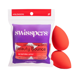 Swisspers Beauty Bounce Premium Cosmetic Sponges, 4 Count