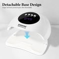 thumbnail image 2 of JODSONE U V LED Nail Lamp, Automatic Sensor Combination Nail Dryer for All Nail Types with US Standard Power Adapter, White, 2 of 8