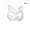 9PCS, variant on Nrmrqz Party Mask Foxes Pulp Mask Blank Painted Foxes Mask Handdrawn Painted Mask