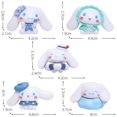 thumbnail image 2 of Treingi 2024 5 piezas Sanrio Figuras Juguetes Kawaii Anime Cinnamoroll Kurumi My Melody Muñeca Adorno decorativo Regalo de Navidad para niños, 2 of 5