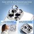 thumbnail image 4 of for iPhone 14 Pro Max Case 𝟮𝟬𝟮𝟯 𝗡𝗘𝗪 with Full Camera Protection, [Far Beyond Official Color] [Military Grade Drop Tested] Metallic Glossy Clear Case Designed for Women Men 6.7”,Cool Silver, 4 of 17