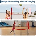 thumbnail image 2 of 8 x 11 FT Volleyball Net Set - Height Adjustable Volleyball System with Carry Bag for Backyard Beach and Recreational Games, 2 of 7
