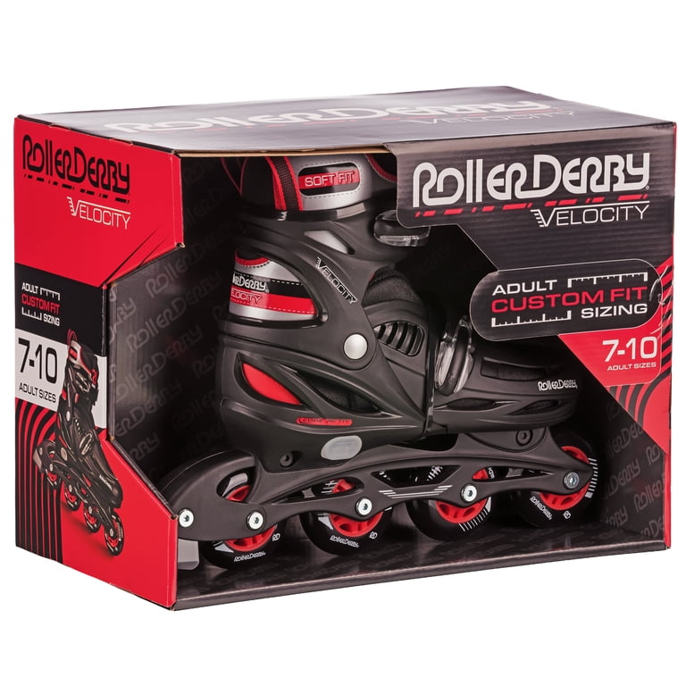 Roller Derby Velocity Adult Adjustable Inline Skates, Size 7-10 photo 2