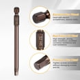 thumbnail image 5 of Uxcell Flat Hex Screwdriver Bit H5.0 Magnetic Tip 1/4" Shank 4" Long Copper Tone, 5 of 7