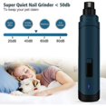 thumbnail image 4 of Lima de uñas eléctrica para perros, cortaúñas para perros, gatos y conejos, limas de garras eléctricas con 2 velocidades, 50 dB ultra silenciosa, carga rápida USB, segura y adecuada para todos los, 4 of 5