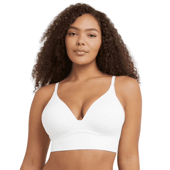 Maidenform Soutien-Gorge Léger Lift Sans Coutures pour Femmes, S, Blanc