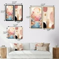 thumbnail image 4 of Designart "Vintage River Dreams Blue Pink Boho" Abstract Landscape Framed Wall Art Set Of 2 - Modern Pink Frame Gallery Set For Office Decor, 4 of 6