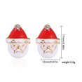 thumbnail image 4 of Pendientes de Navidad de dibujos animados de moda para mujer Pendientes de campana de Santa Wmkox8yi sjalhkljlk4509, 4 of 4