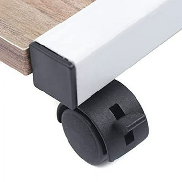 Mobile Sofa Side Table,C Shaped End Table with Wheels Couch Table Slide Under with Storage Shelves for Living Room,Bedroom,Hospital