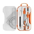 thumbnail image 1 of Wweixi Kit de Géométrie Mathématique Protracteur Règle pour Enseignants Vert Orange, 1 of 1