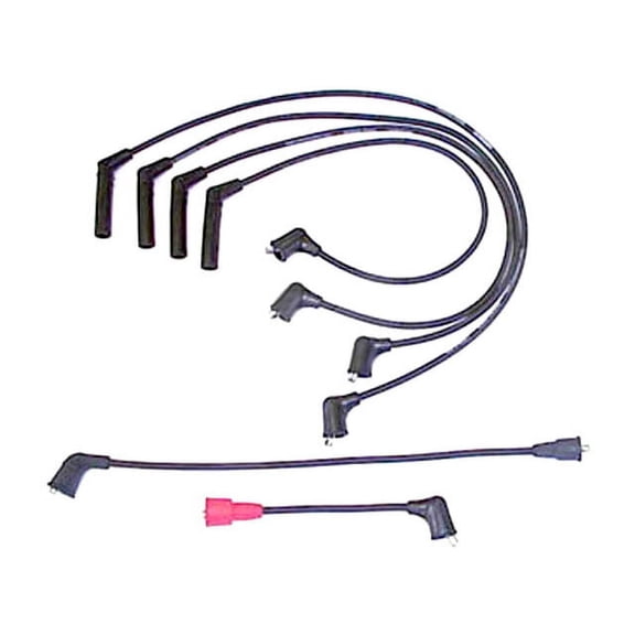 Spark Plug Wire Set - Compatible with 1987 - 1996 Mitsubishi Mighty Max 1988 1989 1990 1991 1992 1993 1994 1995