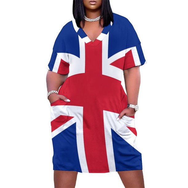 Minibandera Union Jack de la bandera británica para mujer con tirantes, vestido nuevo en oferta, vestido para dama de honor lo mejor de los años 1960