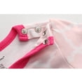 thumbnail image 4 of Pink Rabbit Print long Sleeve Baby Girl Rompers, 4 of 9