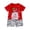 A182-Red, variant on XZNPDUCQ Toddler Baby Boy Girls Outfit Set Short Sleeve T Shirt Top Elastic Shorts with Pocket Summer 2Pcs Cartoon 18 24 Months 2T 3T Set (3-6 Months,Navy)