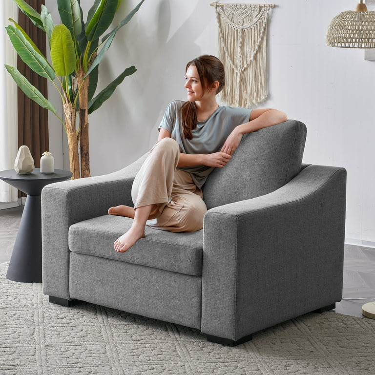 Extra wide living room chair discount