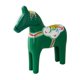 thumbnail image 1 of Estatua de caballo, escultura artesanal, recuerdo, figura de animal de madera, decoración del hogar verde, 1 of 7