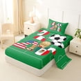 thumbnail image 2 of Erosebridal Ball Games Twin Sheet Sets,American Flag Football Sport Soccer Lover Bedding For Men Women 3 Pieces, 2 of 6