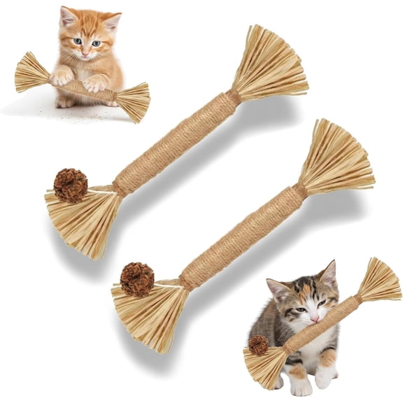 Funny Puriq Natural Silvervine Dental Sticks, Purriq Natural Silvervine Dental Sticks, Naturals Silvervines Stick Cat Chew Toy, Cats Silvervines Sticks for Cat Dental Teeth Cleaning Indoor (2pcs)