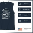 thumbnail image 6 of Ford Bronco Country Tough Free Wheeling 1978 Muscle Shirt Vintage Truck Fan 4x4 Off Road Classic Car Show Men's, 6 of 7