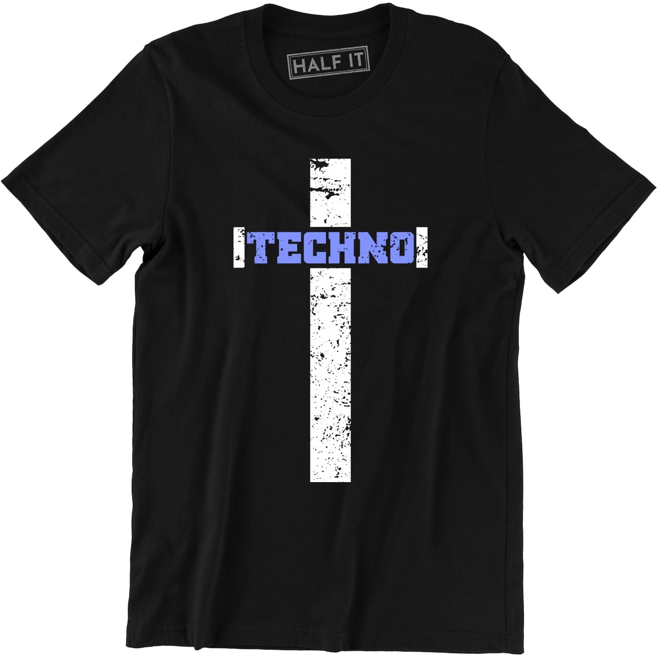 Techno Jesus Cross Religion Festival Dj 