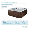thumbnail image 5 of Aqualife by Strong Spas Grand Banks 6 Person Acrylic Lounger Spa, 81 Jets, Lounger, Espresso, 5 of 16