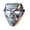 A002- Silver, variant on Gold Masquerade Mask, Disco Ball Party Decoration, Halloween Accessory for Halloween Party Events, 1 Pack