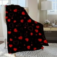 thumbnail image 7 of Fmlxio Gift Blanket, Valentines Day Throw Blanket Gifts for Mom, Wife, Red Pattern Blanket for Couch Sofa or Bed Deal for Days Holiday Decor, 7 of 7