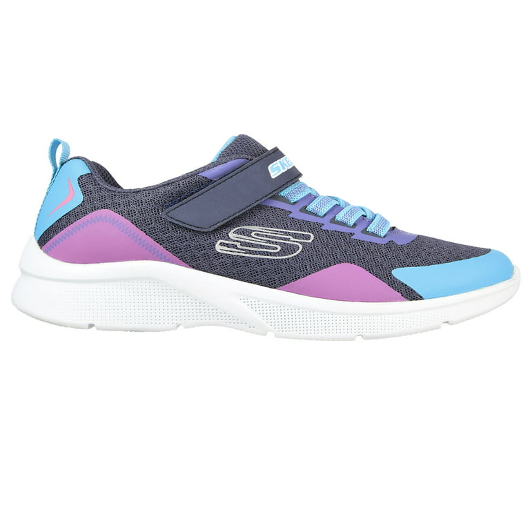 januari De lucht Redelijk Skechers Little & Big Girls Microspec Bright Retros Sneaker - Walmart.com