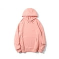 thumbnail image 4 of 280g Loopback Men's Hooded Sweatshirt, Solid Color, Casual Loose Fit, 4 of 9