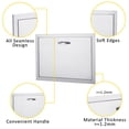 thumbnail image 6 of Yesurprise BBQ Access Door 17"x24" Outdoor Kitchen Door 304 Stainless Steel Weatherproof Single Access Built-in, 6 of 8