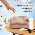thumbnail image 4 of QZS 4Pack Empty Refillable Roll on Bottles,Deodorant Roller Container,White Plastic Portioning Bottles with Roller Ball,Anti-perspirant Roller Ball Perfume Container,for Cosmetic Samples, 4 of 7