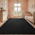 thumbnail image 6 of Rugs for Bedroom Living Room, 4x6 ft Black Area Rug, Washable Memory Foam Indoor Carpet, Modern Aesthetic Minimalist Non-Slip Carpets for Boys Girls Adults Home Decor, 6 of 7