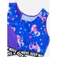 thumbnail image 6 of YEAHDOR Girls 2Pcs Leopard Prints Activewear Set Crop Top Vest with Shorts Sports Athletic Outfit,Sizes 6-14, 6 of 7