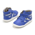 thumbnail image 7 of Old Soles Toddlers Shizam Hi Top Shoes, Neon Blue \ Snow,25 EU (9 US) M US, 7 of 7