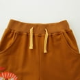 thumbnail image 4 of Kogui Athletic Joggers for Toddler Boys Boys Casual Pants Soft Trousers Toddler Boys Sweatpants Size 2T 3T (Brown,2-3 Years), 4 of 6