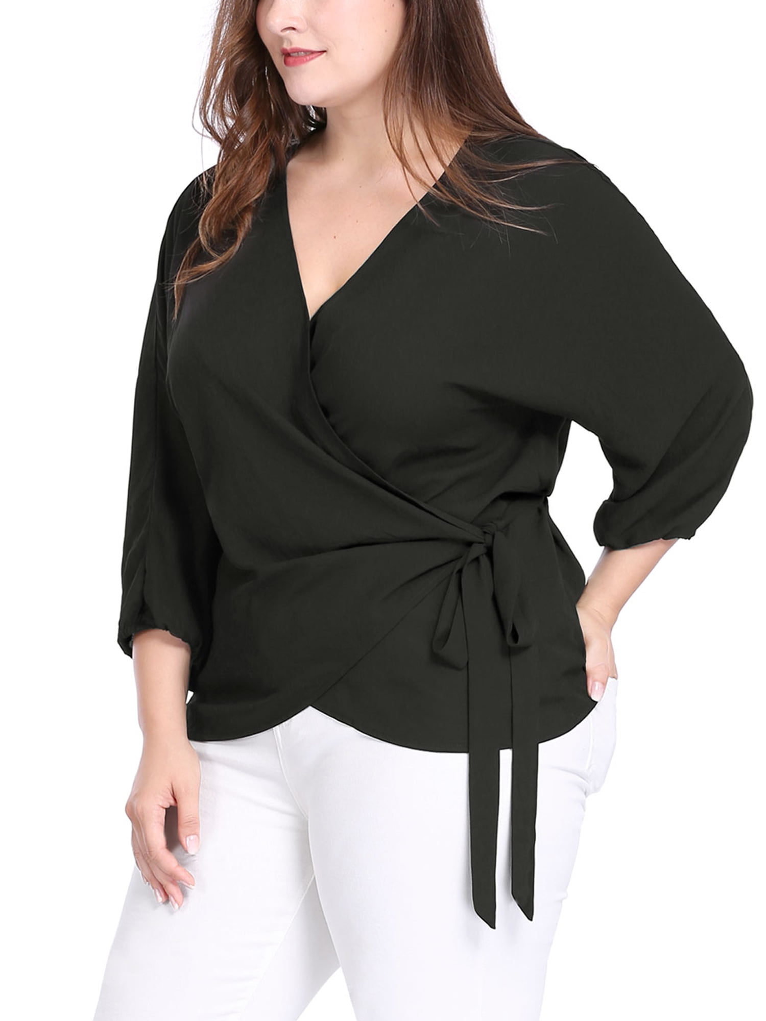 batwing wrap top