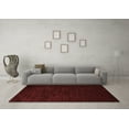 thumbnail image 3 of Ahgly Company Indoor Rectangle Solid Red Modern Area Rugs, 4' x 6', 3 of 4