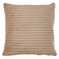 thumbnail image 1 of Saro Lifestyle 189.N18SC 18 in. Faux Rabbit Fur Throw Pillow Cover, Natural, 1 of 1
