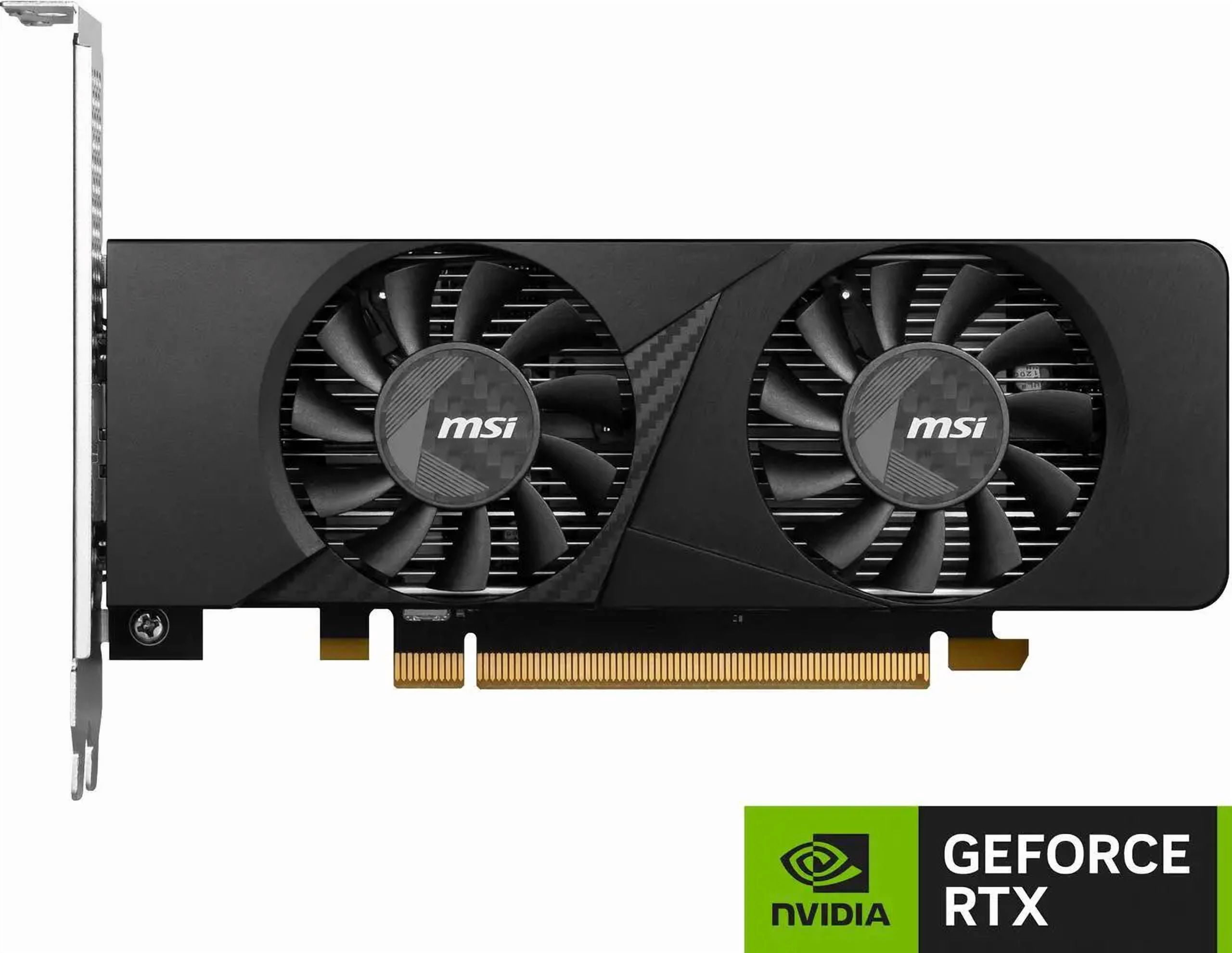 MSI GeForce RTX 3050 LP 6G OC Graphics Card, 6GB GDDR6, DLSS 4