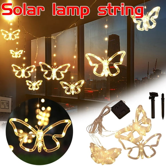 Curtain Lights Outdoor Courtyard Layout String Lights Decorative