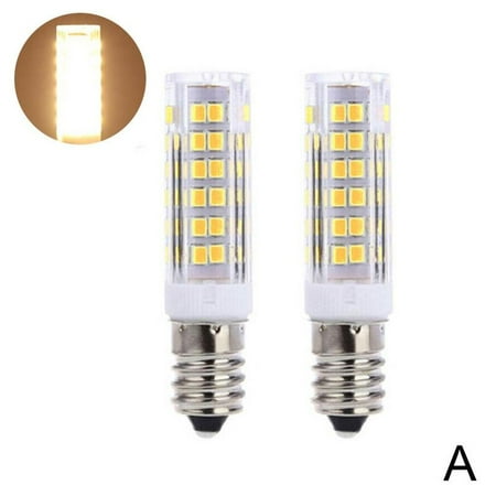 

2x E14 7W LED Light Bulbs Kitchen Range Hood Chimmey White Warm N6M6 Fridge M1R4