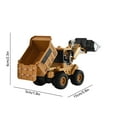 thumbnail image 3 of Forklift Alloy Engineering Vehicle Simulation Toy, Load Bulldozer Dump Truck and Excavator Car for Children Boys, Educational Pull-Back Construction Toy, 3 of 6