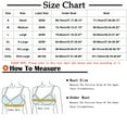 thumbnail image 3 of Bigersell Padded Push up Bra Upgrade Woman's Embroidered Seamless Comfortable Breathable Bra Underwear No Underwire Bandeau Bra Style F-1170 Pinks 42/95, 3 of 3