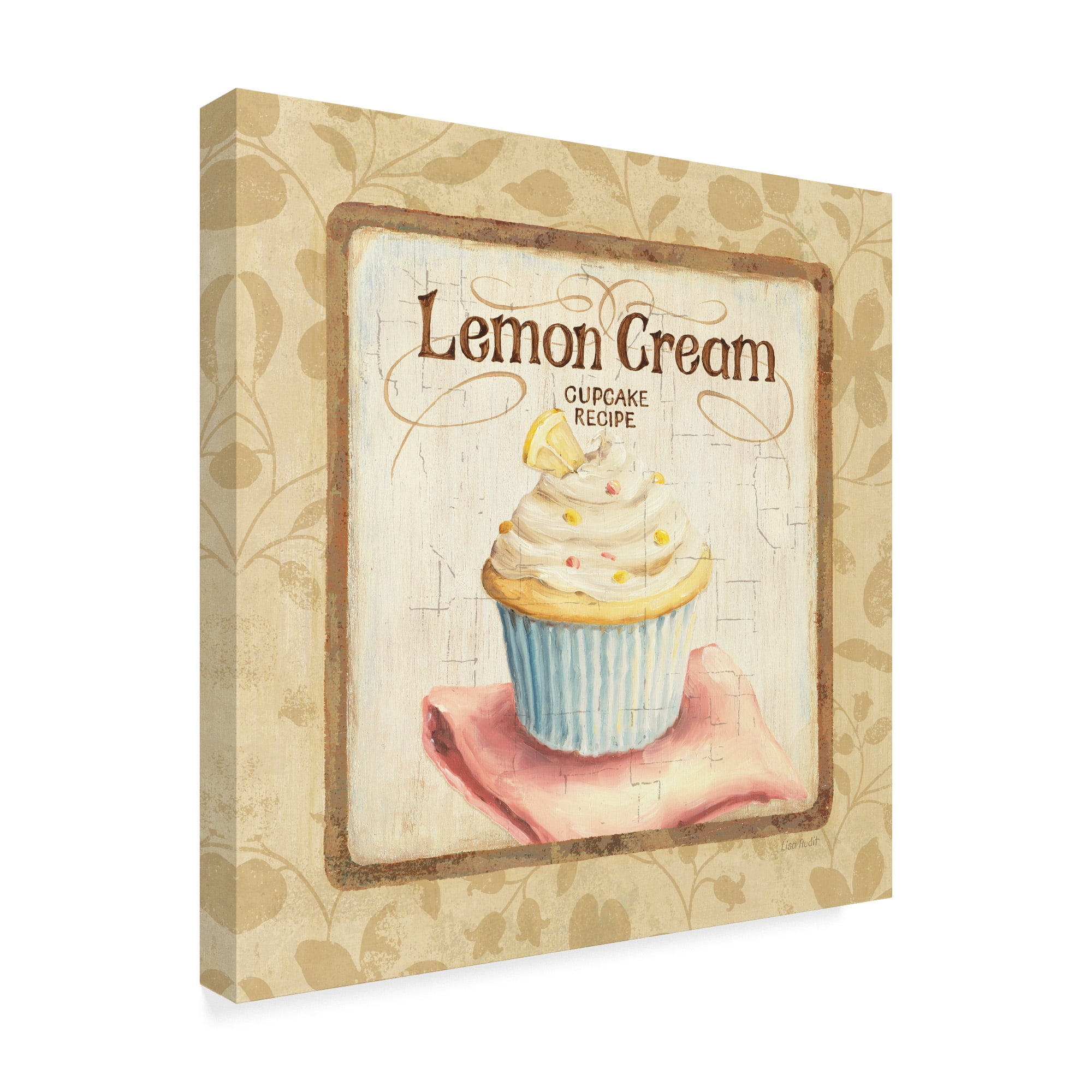 Trademark Fine Art 'Sweet Cupcakes III' Canvas Art by Lisa Audit