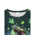 thumbnail image 5 of WIBACKER Boys Pajamas 3D Printed Dinosaur Short Sleeves 2-Piece Toddler PJs Set Kid Sleepwear Summer Jammies, 5 of 8