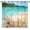 Multi 6, variant on Beach Scene Curtains, Tropical Coastal Hawaiian Palm Trees Summer Ocean Landscape Pattern Waterproof Grommet Window Drapes for Bedroom Living Room Closet Cafe Laundry Room 2 Panels W52 x L84
