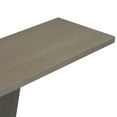 thumbnail image 5 of Ben Minimalist Console Table with V-Base, Natural Wood Veneer, Grey, 5 of 7
