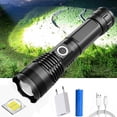 thumbnail image 5 of LED Flashlight 5000 Lumens, Waterproof Aluminum Alloy Zoomable Flashlight with 18650/26650 Battery, 60PCS Case Pack for Outdoor Camping Hiking Emergency, 5 of 6