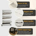 thumbnail image 3 of VEANERWOOD Shoe Storage Cabinet with 3 Flip Drawers & Metal Legs for Entryway, Narrow Shoe Rack Cabinet, White, 3 of 8